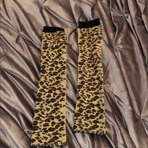 Cheetah Leg warmers